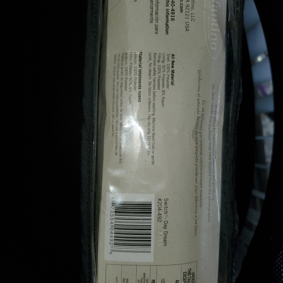 Black and white 2 in 1 shopping cart cover - Picture 5 of 7